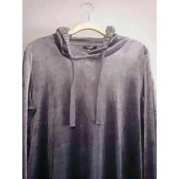 Alfani‎ Intimates Pullover Gray Hoodied Sweatshirt, Medium - Picture 3 of 6